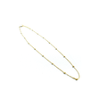 Sterling Silver Necklace. Silver, Rose Gold and Gold beaded necklace - Naked Nation UK