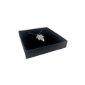 Sterling Silver Necklace with Cubic Zirconia Leaf Design Pendant - Naked Nation UK