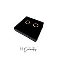 Stud earrings, Round Sterling silver earrings, Dainty Silver earrings - Naked Nation UK
