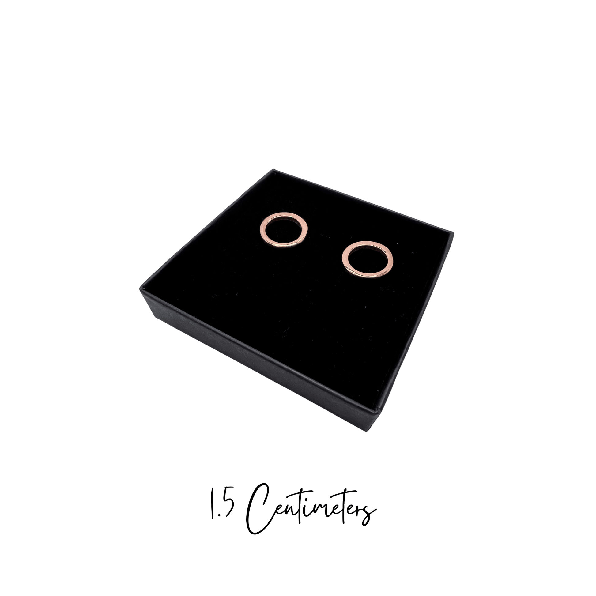 Stud earrings, Round Sterling silver earrings, Dainty Silver earrings - Naked Nation UK