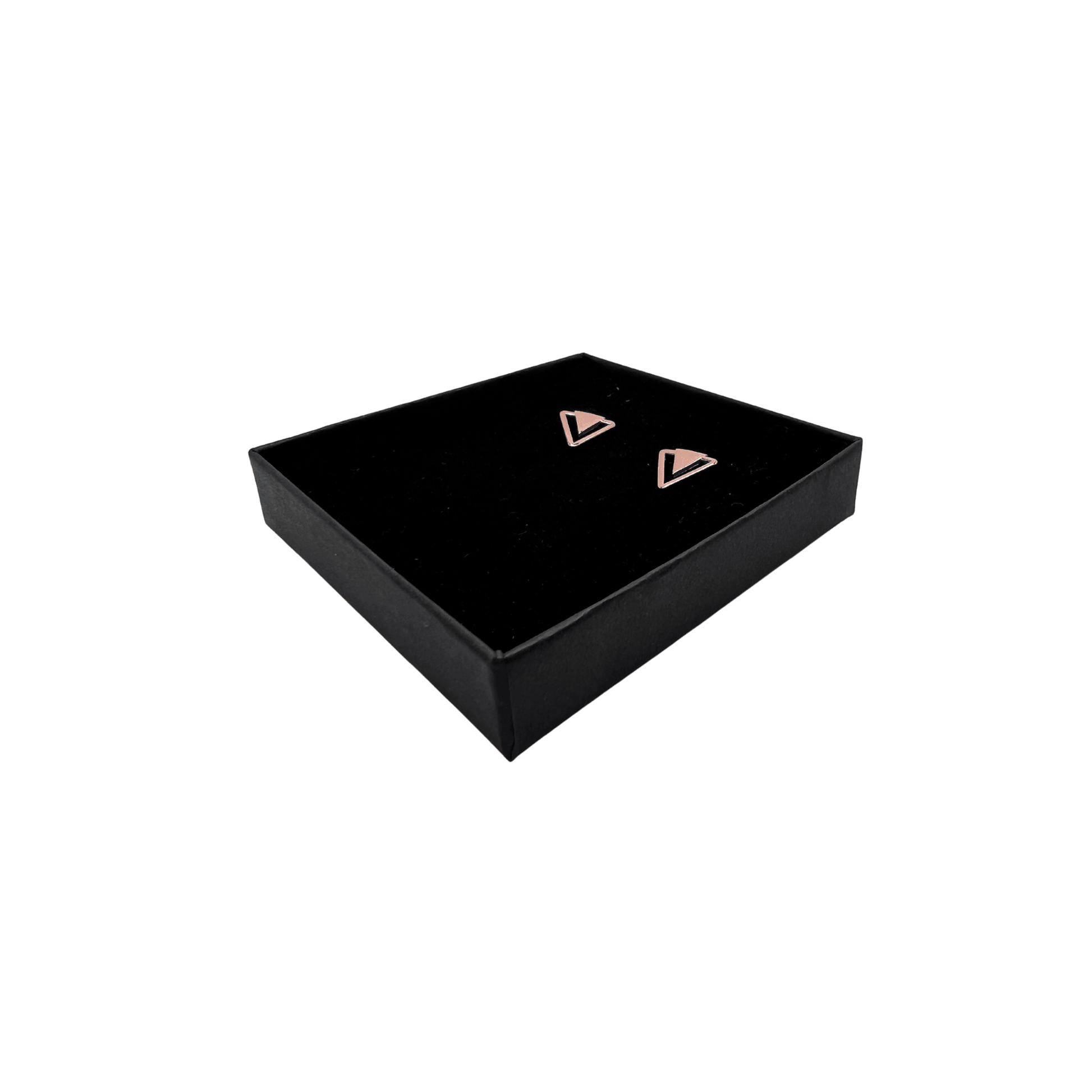 Stud Earrings Silver, Geometric Sterling Silver Earrings - Naked Nation UK