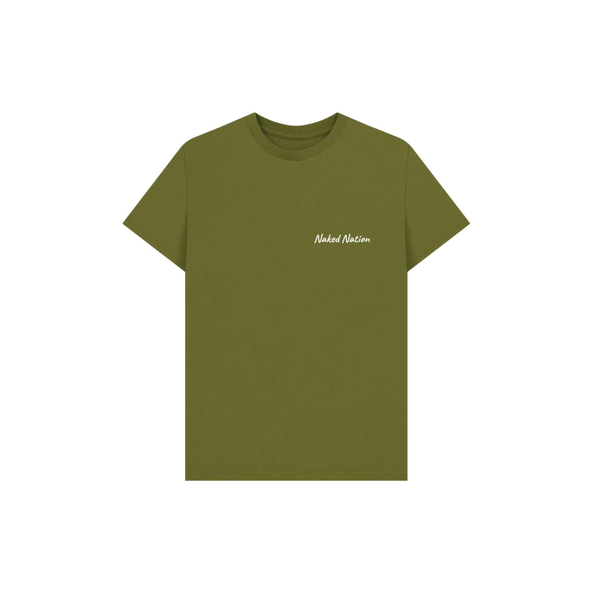 Certified Organic Cotton Men's Small Logo Naked Nation T-shirt