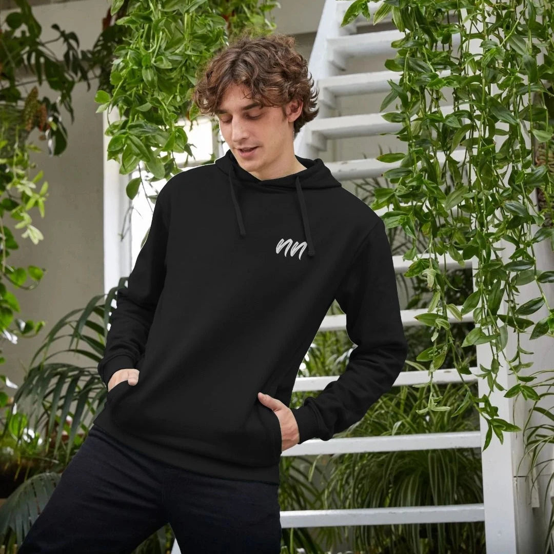 Certified Organic Cotton Pullover Hoodie for Men