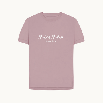 Women's Naked Nation T-shirt, crafted from Certified Organic Cotton - Relaxed Fit