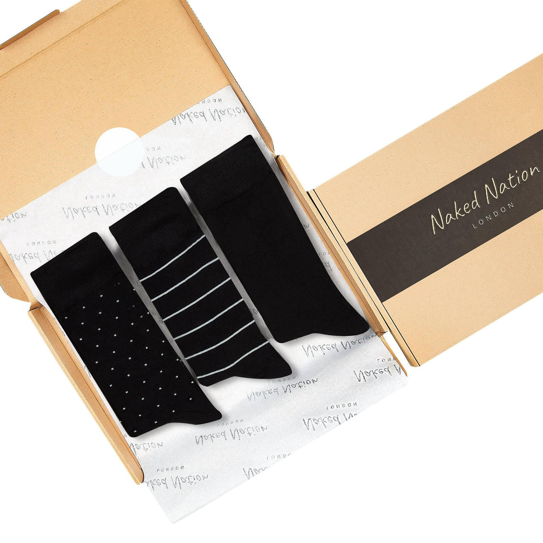 Bamboo Socks, 3 Pairs Super Soft Crew Socks - Naked Nation UK