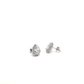 Beautiful Sterling Silver Drop Stud Earrings. Red, Purple and White Available - Naked Nation UK