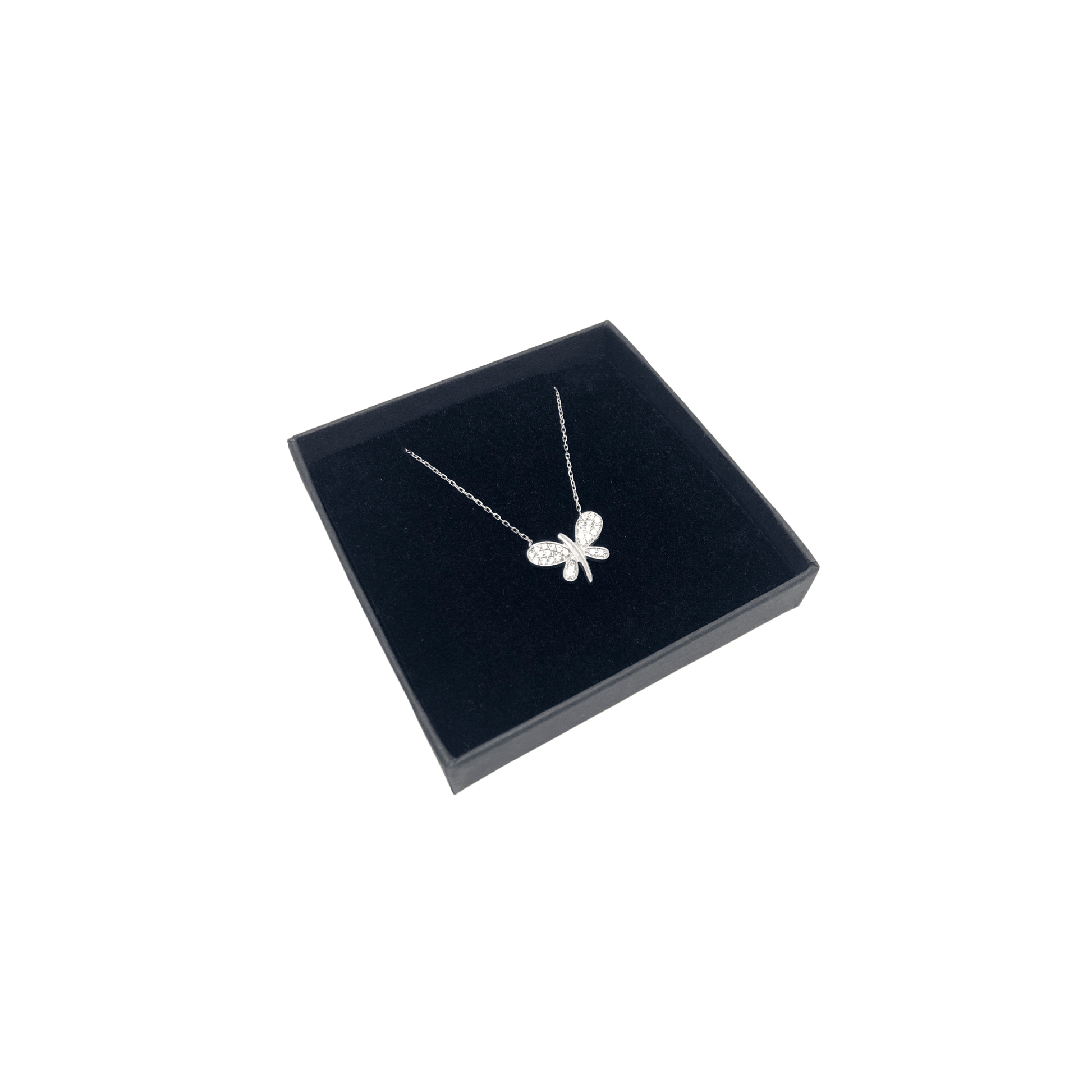 Dainty Silver Necklace for Woman, Dragonfly Necklace, 925 Sterling Silver Necklace - Naked Nation UK