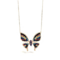 For Butterfly lovers - A Symbol of Change and Joy. Sterling Silver Butterfly Pendant Necklace - Naked Nation UK