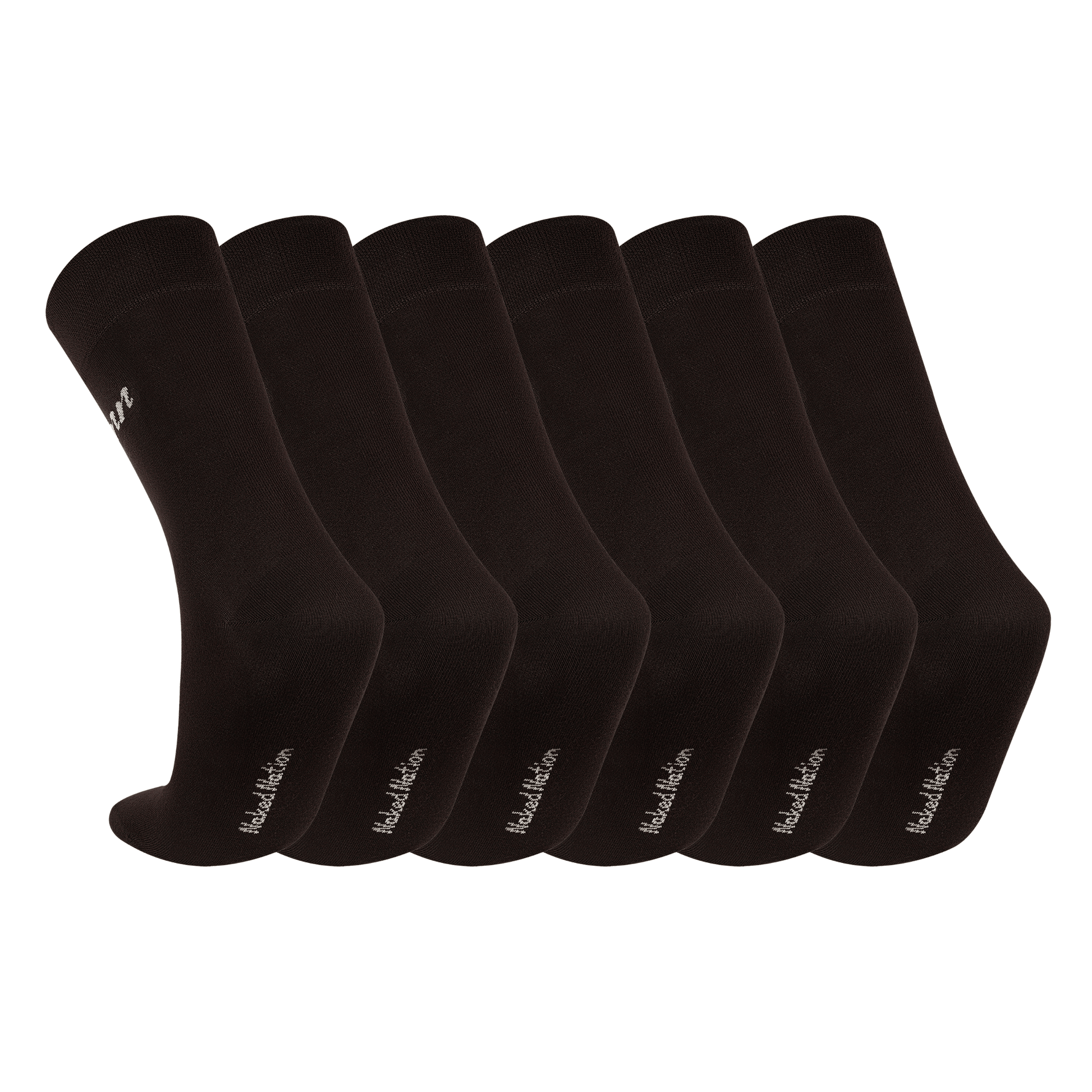 Luxurious Soft Top Crew Bamboo Socks, 6 Pairs - Naked Nation UK