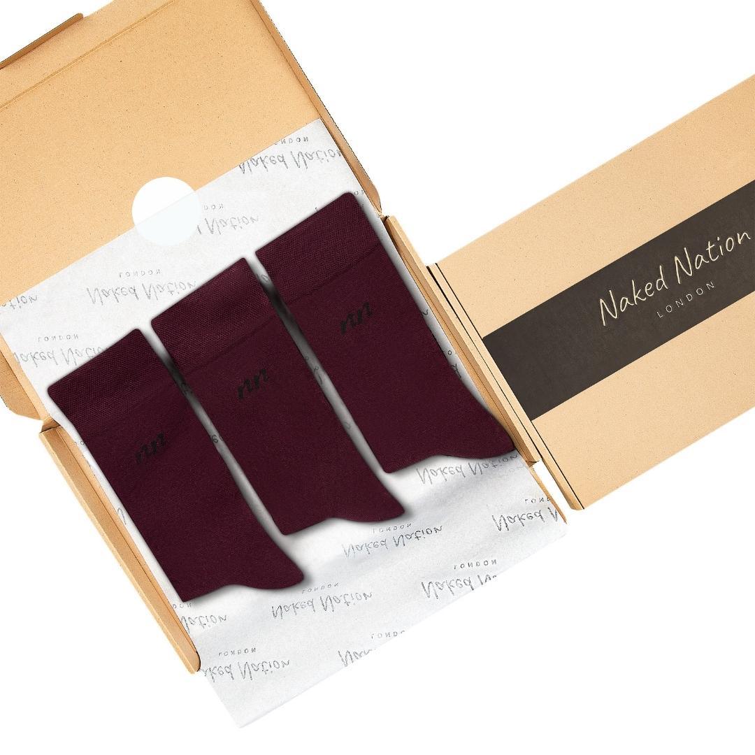 Luxurious Soft Top Crew Bamboo Socks, 6 Pairs - Naked Nation UK