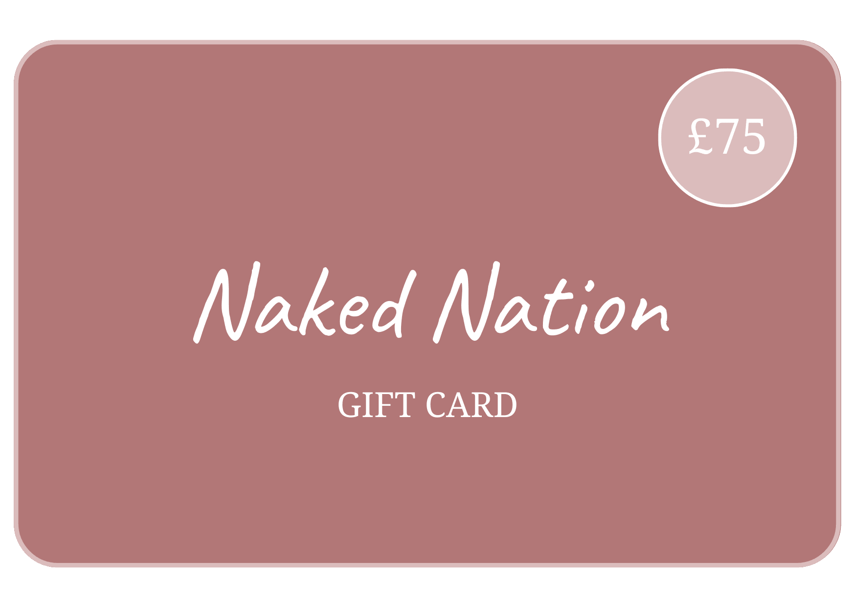 Naked Nation Gift Card - Naked Nation UK