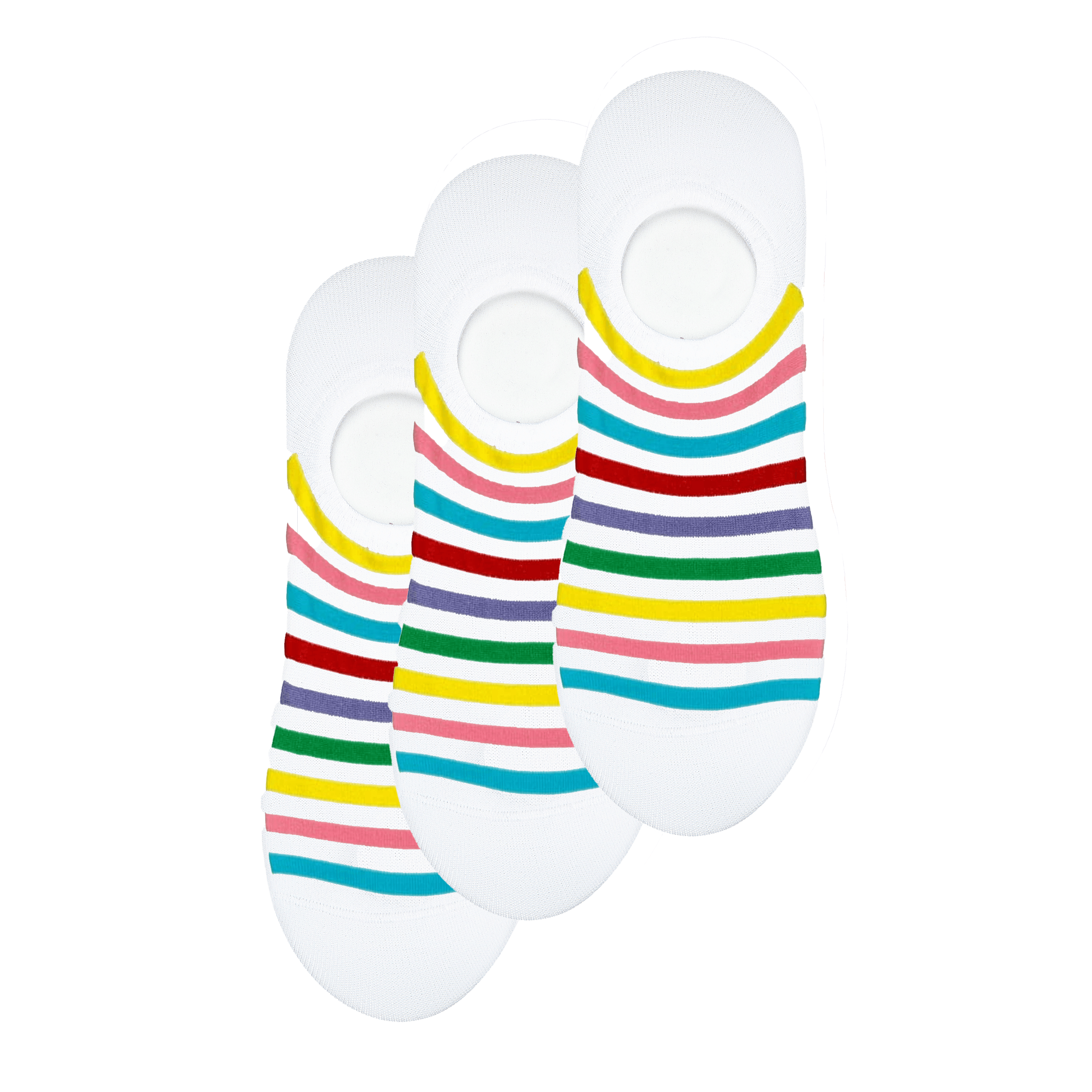 No Show Bamboo Trainer Socks, 6 Pairs Non-Slip Sport Socks - Naked Nation UK