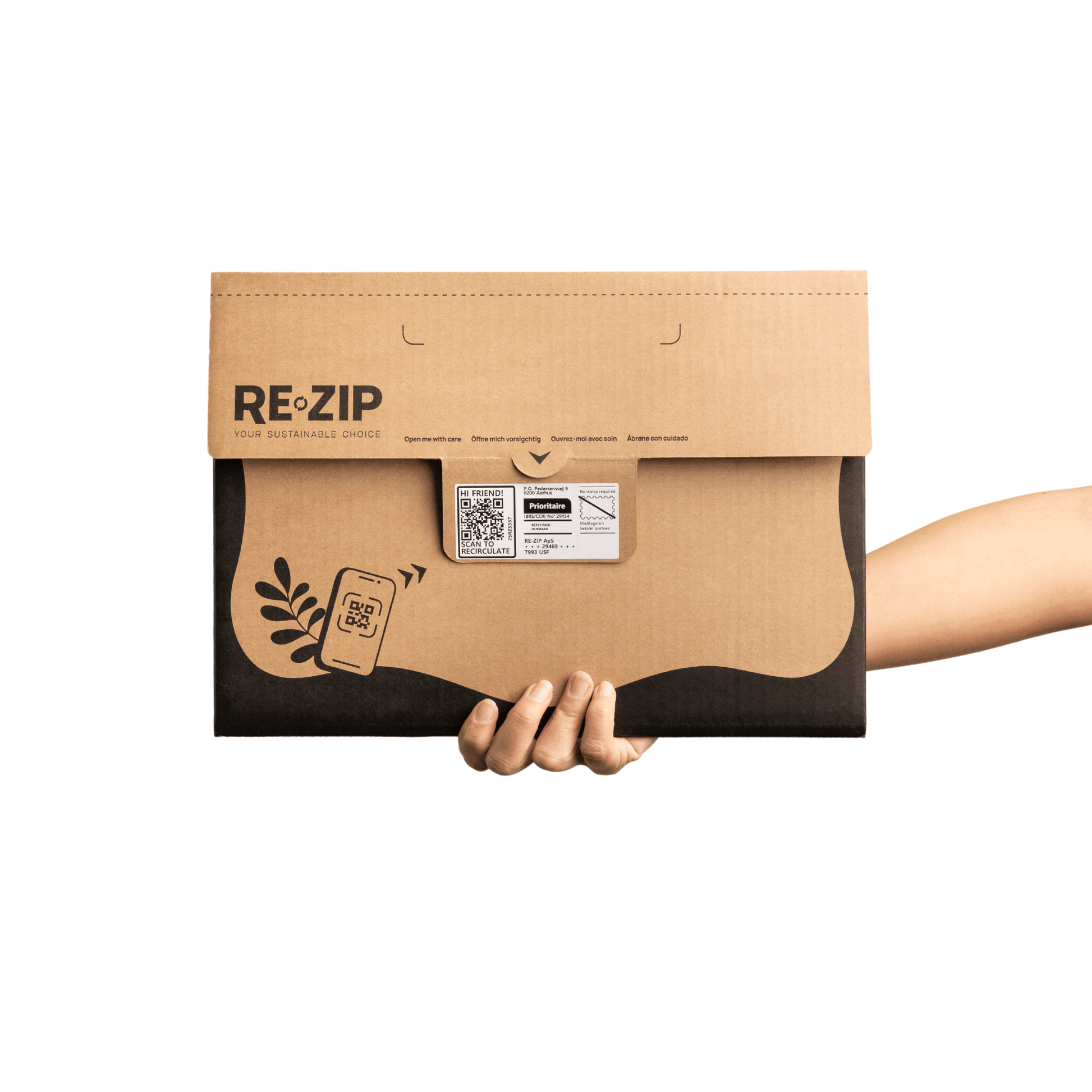 RE-ZIP – Circular packaging - Naked Nation UK