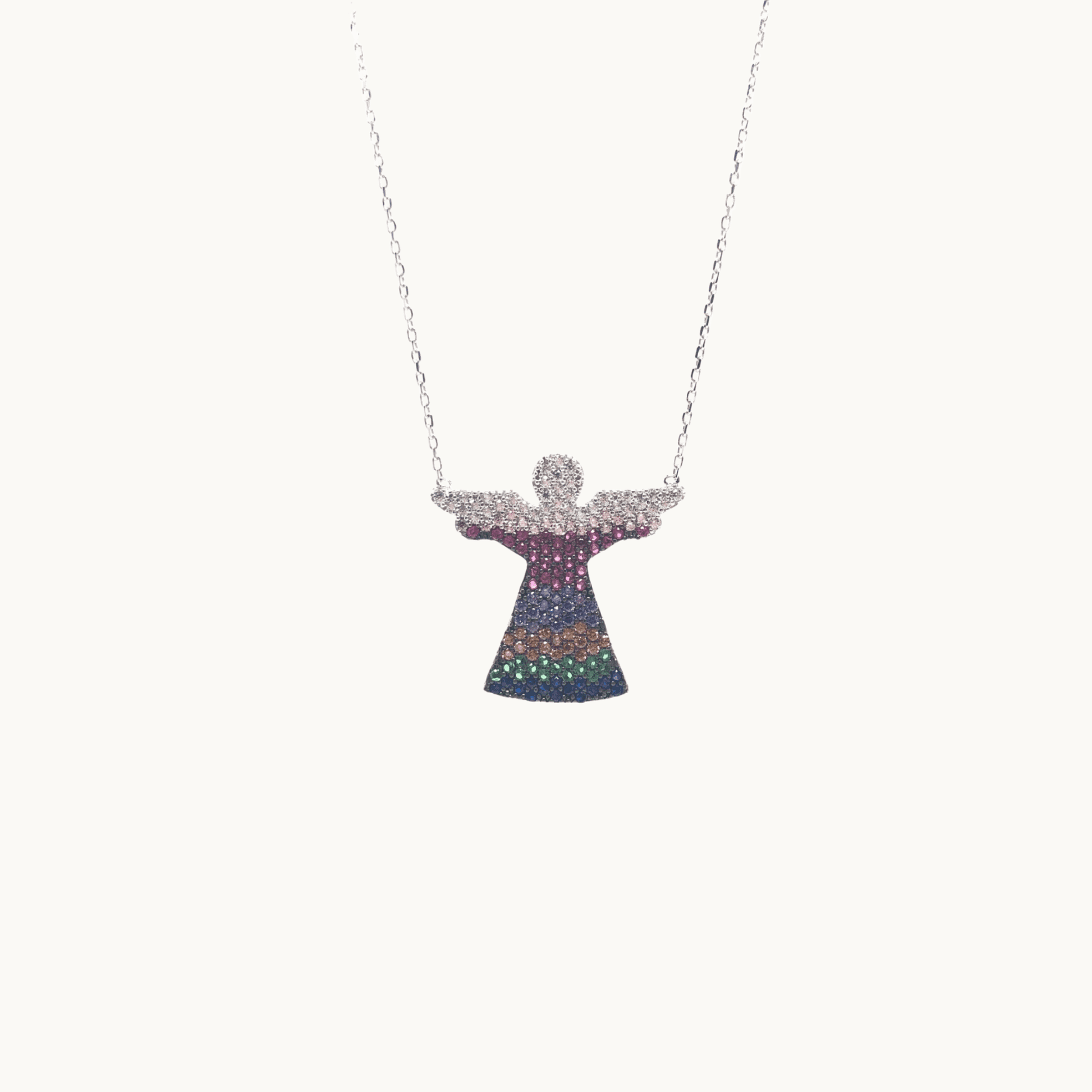 Women's angel necklace deals