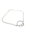 Sterling Silver Cubic Zirconia with Butterfly Bracelet. Gift Box Included - Naked Nation UK
