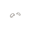 Stud earrings, Round Sterling silver earrings, Dainty Silver earrings - Naked Nation UK